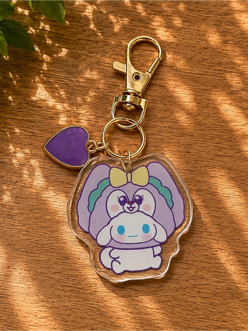 3/$25 Handmade Hello Kitty Cinnamon Role inspired keychain/bag charm